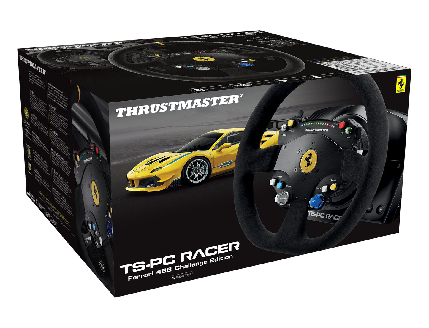 TS-PC RACER Ferrari 488 Challenge Edition - Ferrari racing wheel for PC