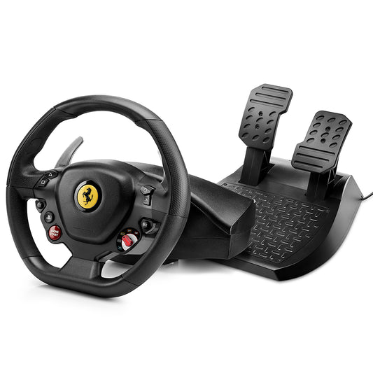 T80 RW FERRARI 488 GTB - Ferrari Wheel and 2 pedals set for PS5, PS4, PC