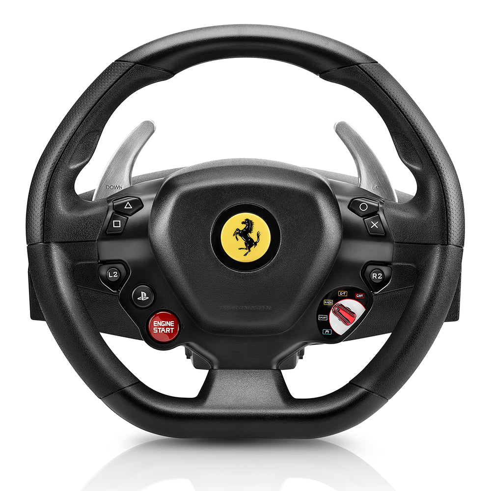 T80 RW FERRARI 488 GTB - Ferrari Wheel and 2 pedals set for PS5, PS4, PC